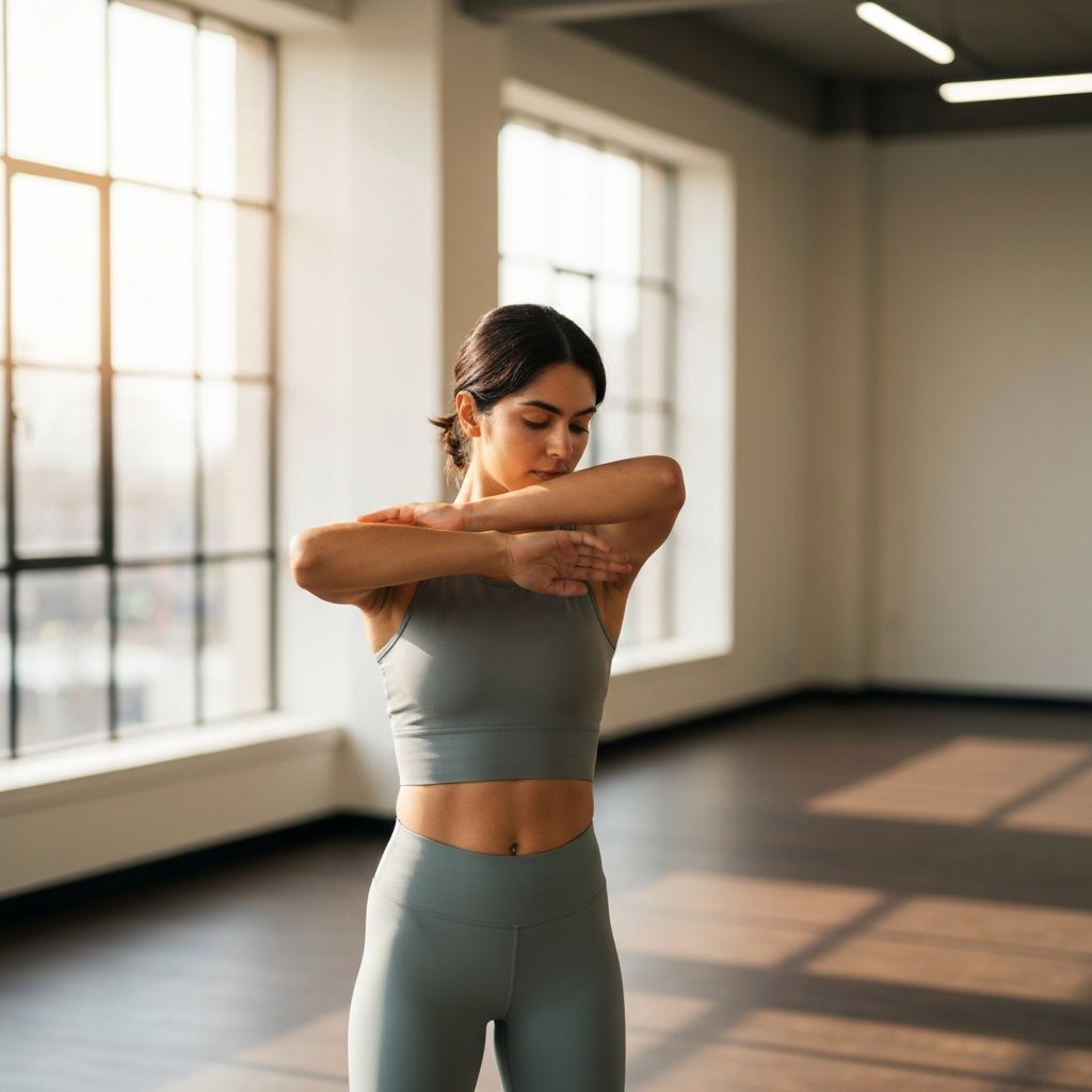 Shoulder flexibility practice